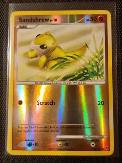 Pokemon Card - Sandshrew Supreme Victors 124/147 Common Reverse Holo LP/NM - Image 1