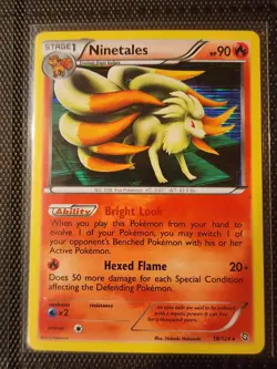 Ninetales - 19/124 - Holo Rare - Dragons Exalted - Pokemon Card LP Excellent - Image 1