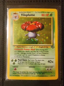 Vileplume 15/64 Holo Jungle Set Pokemon Card WOTC LP-NM - Image 1
