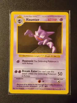 Haunter 29/102 Base Set Shadowless – NM – Vintage Pokemon TCG Card WOTC 1999 - Image 1