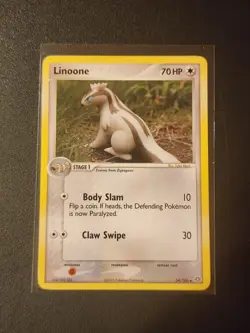 Linoone Non-Holo Uncommon NM 34/106 EX Emerald Yuka Morii Pokemon Card - Image 1