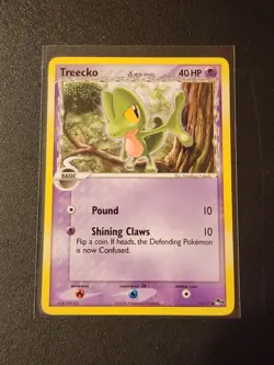 Pokemon Treecko Pop Series 4 Delta Species Card #15/17 2006 NM - Image 1