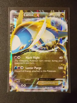 Pokemon TCG Latios EX 86/116 Plasma Freeze Ultra Rare Holo Vintage 2013 LP Card - Image 1
