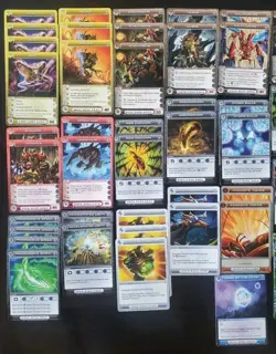 Chaotic TCG Silent Sands 1st Edition 64 Common Card Lot - Image 2