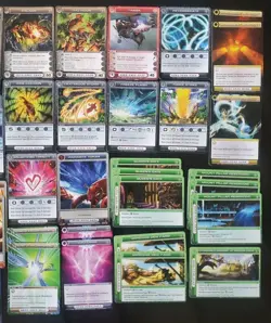 Chaotic TCG Silent Sands 1st Edition 64 Common Card Lot - Image 3