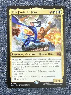 The Fantastic Four #741 (NM) (Non-Foil) (M) (MSC) Magic MTG Marvel Commander NM - Image 1