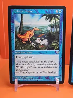 🔵🔵🔵 (4) 1996 MAGIC THE GATHERING TEFERI'S DRAKE MIRAGE UNPLAYED 🔵🔵🔵 - Image 2