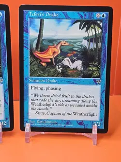 🔵🔵🔵 (4) 1996 MAGIC THE GATHERING TEFERI'S DRAKE MIRAGE UNPLAYED 🔵🔵🔵 - Image 5