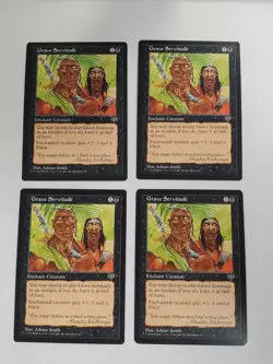 MTG Playset 4x Grave Servitude (Mirage/Black/C) - BGM - Image 1