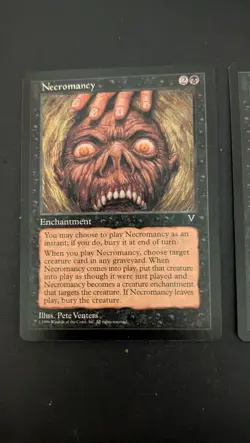 Necromancy Visions MTG Regular—never played Mint/NM - Image 2