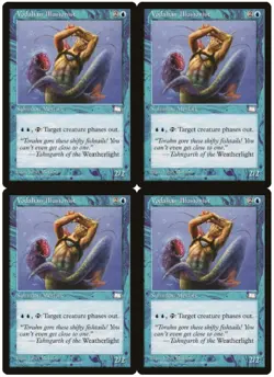 MTG Vodalian Illusionist x4 Weatherlight Uncommon NM/LP Playset - Image 1