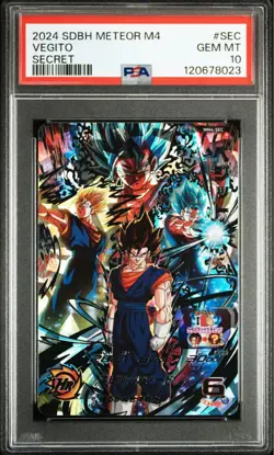 PSA10 Dragon Ball Heroes VEGITO GOGETA mm4-sec mm5-sec3 Japan Trading Card - Image 1