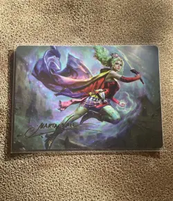 MTG Final Fantasy Art Series Terra, Herald of Hope (Gold-Stamped Signature) NM - Image 1