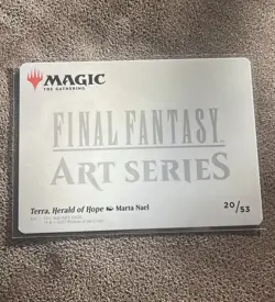MTG Final Fantasy Art Series Terra, Herald of Hope (Gold-Stamped Signature) NM - Image 2