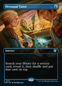 MTG Personal Tutor - Borderless, NM-Mint, English Commander Masters - Image 1