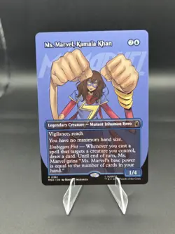 MTG Marvel Super Heroes Ms. Marvel, Kamala Khan Borderless Logo 0361 Non-Foil - Image 1