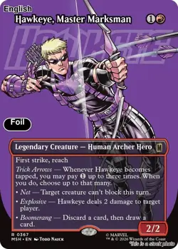 Hawkeye, Master Marksman (Borderless) EN [MSH - 367] - NM [Foil] TCG MTG - Image 1
