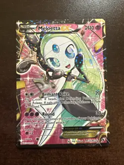 Meloetta EX RC25/RC25 - Pokemon Legendary Treasures Radiant Collection Card LP - Image 1