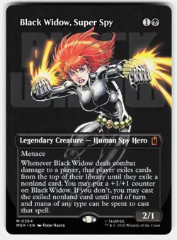 Black Widow, Super Spy (Borderless) () M Marvel Super Heroes 364 NM - Image 1