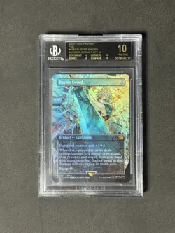 Buster Sword Borderless Foil Bgs 10 Black Label - Image 1
