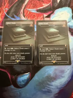 1x Balin's Tomb (Ancient Tomb) (357) ~~ Borderless - Foil NM-Mint, English Comma - Image 1