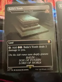 1x Balin's Tomb (Ancient Tomb) (357) ~~ Borderless - Foil NM-Mint, English Comma - Image 2