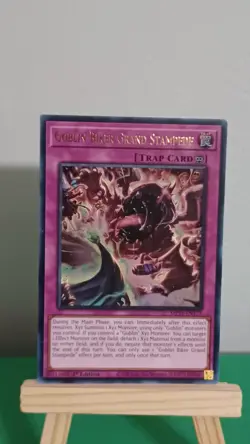 2025 Yugioh Goblin Biker Grand Stampede Trap Card MP25-EN173 Ultra Rare - Image 3