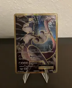 Mewtwo EX Pokemon Full Art Holo Ultra Rare 103/108 Evolutions NM - Image 1