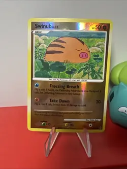 Swinub 77/100 Pokemon Reverse Holo 2008 Stormfront - Image 1