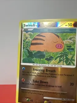 Swinub 77/100 Pokemon Reverse Holo 2008 Stormfront - Image 2