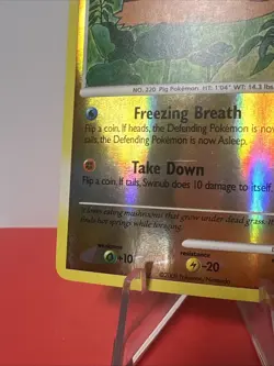 Swinub 77/100 Pokemon Reverse Holo 2008 Stormfront - Image 3