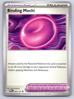 Binding Mochi 095/131 Uncommon Prismatic Evolutions Pokemon Near Mint - Image 1
