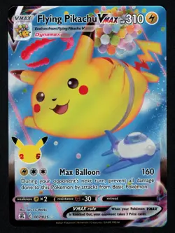 Flying Pikachu VMAX Celebrations 007/025 NM Pokemon TCG - Image 1