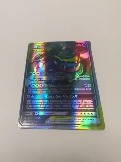 Pokemon TCG Muk Alolan Muk GX Full Art Holo Card 197/214 Sm-Unbroken Bonds - Image 2