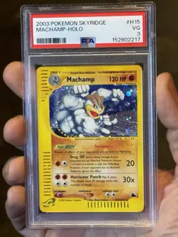 Pokemon Machamp Skyridge Holo Rare #H15 PSA 3 H15/H32 - Image 1