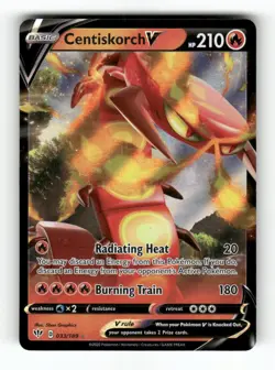 Centiskorch V - 033/189 - Darkness Ablaze - Pokemon - V Rare - Holo NM - Image 1