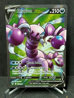 Pokemon Drapion V 175/185 Ultra Rare Vivid Voltage Near Mint - Image 1