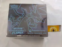 Sealed! Pokemon TCG Phantasmal Flames Pokemon Center Elite Trainer Box PKC ETB - Image 1