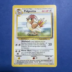 Pokemon Pidgeotto 22/102 Base Set - Image 1