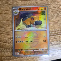 Pokemon Hippowdon #053/131 Masterball Prismatic Evolutions NM/M - Image 1