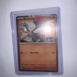 Reshiram 022/142 ⭐ Promo Card SCR Stellar Crown Pokemon Card - Image 1