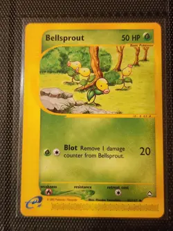 Bellsprout (45) Uncommon Aquapolis 045/147 NM Pokemon Card - Image 1
