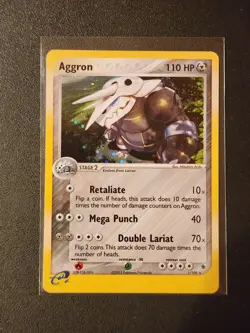 Pokemon TCG - Aggron - 1/109 - Holo Rare - Ruby and Sapphire (e-Series) - NM - Image 1
