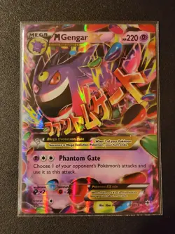 Pokemon M Gengar EX Full Art Ultra Rare Holo XY Phantom Forces 35/119 LP/NM - Image 1
