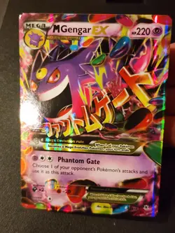 Pokemon M Gengar EX Full Art Ultra Rare Holo XY Phantom Forces 35/119 LP/NM - Image 3