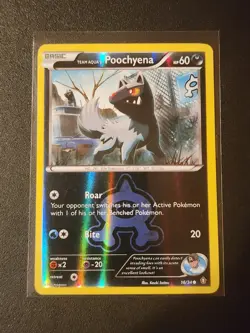 Pokemon - Team Aqua’s Poochyena - 16/34 - Reverse Holo - Double Crisis - NM - Image 1