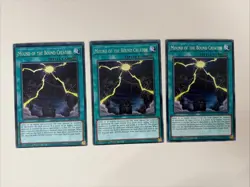 Yugioh Mound of the Bound Creator x 3 - 1st Edition Rare LP - Plus Free Holo - B - Image 1