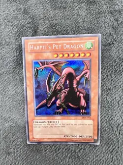 Yu-Gi-Oh Harpie’s Pet Dragon FMR-002 Secret Rare Holo Vintage Original - Image 3