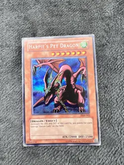 Yu-Gi-Oh Harpie’s Pet Dragon FMR-002 Secret Rare Holo Vintage Original - Image 4