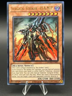 Yugioh! Surgical Striker - H.A.M.P. - MAMA-EN001 - Ultra Rare - 1st Edition Near - Image 1